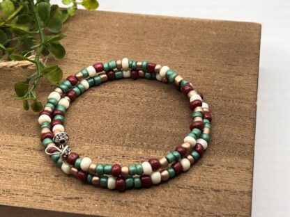 Apple Orchard Seed Bead Boho bracelet