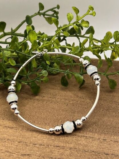 Black & White Bangle Bracelet