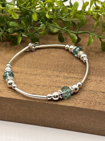 Teal Bangle Bracelet
