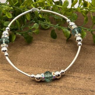 Teal Bangle Bracelet