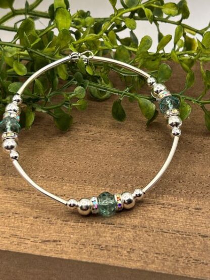 Teal Bangle Bracelet