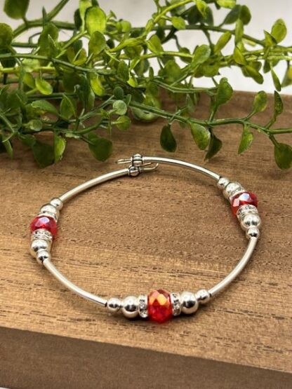 Red Bangle Bracelet