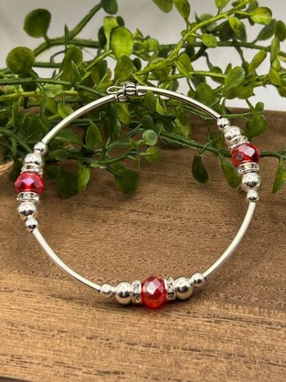 Red Bangle Bracelet