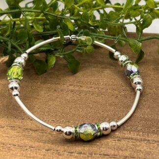 Purple/Green Bangle Bracelet
