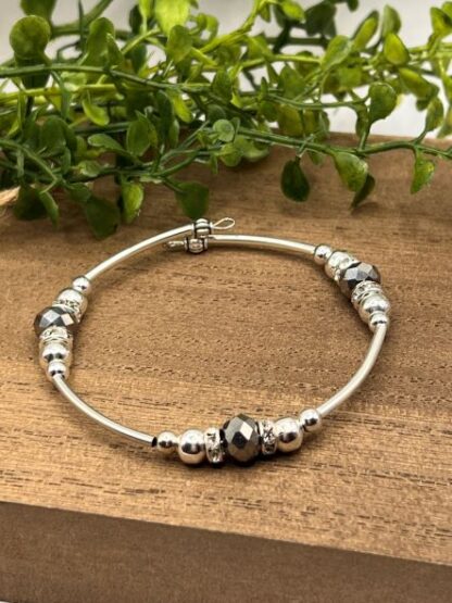 Grey Bangle Bracelet