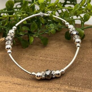 Grey Bangle Bracelet