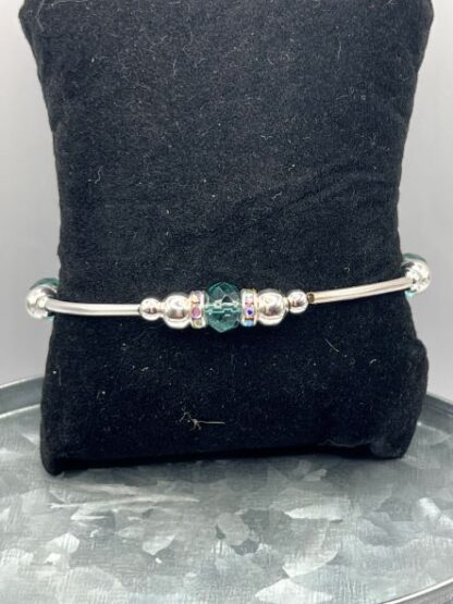 Teal Bangle Bracelet