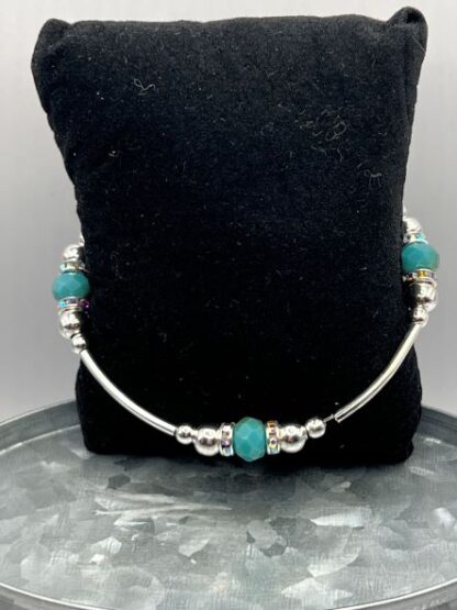 Aqua Bangle Bracelet