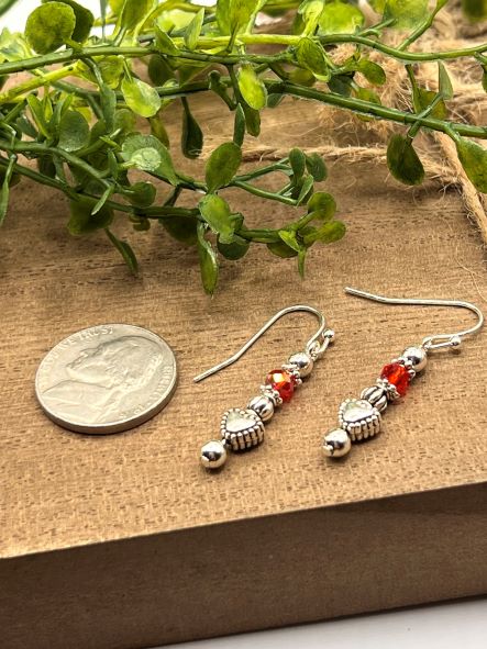 Red on sale boho earrings